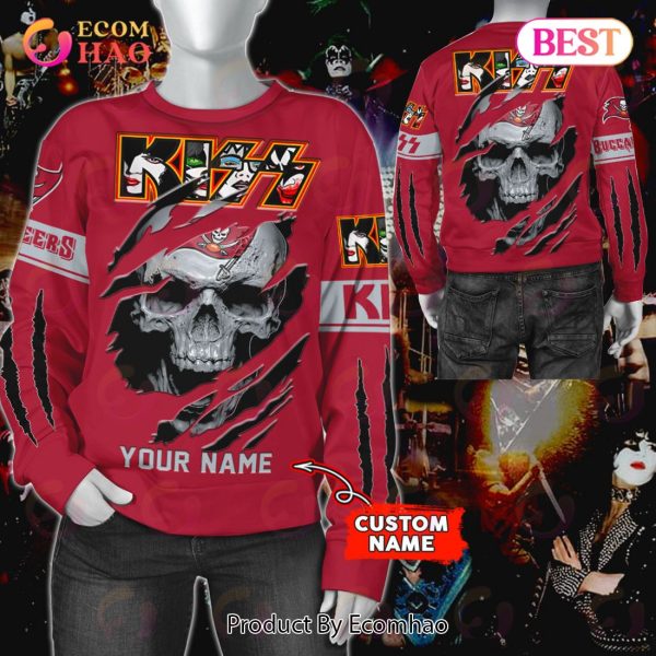 NFL Tampa Bay Buccaneers Special Kiss Band Design 3D Hoodie
