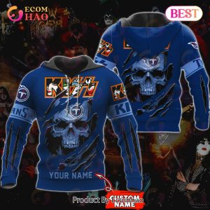 NFL Tennessee Titans Special Kiss Band Design 3D Hoodie