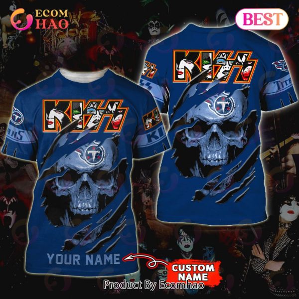 NFL Tennessee Titans Special Kiss Band Design 3D Hoodie