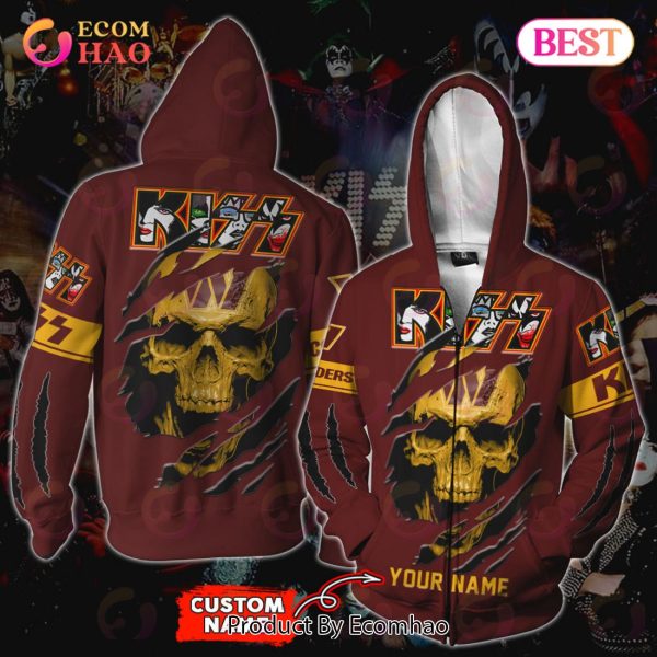 NFL Washington Commanders Special Kiss Band Design 3D Hoodie