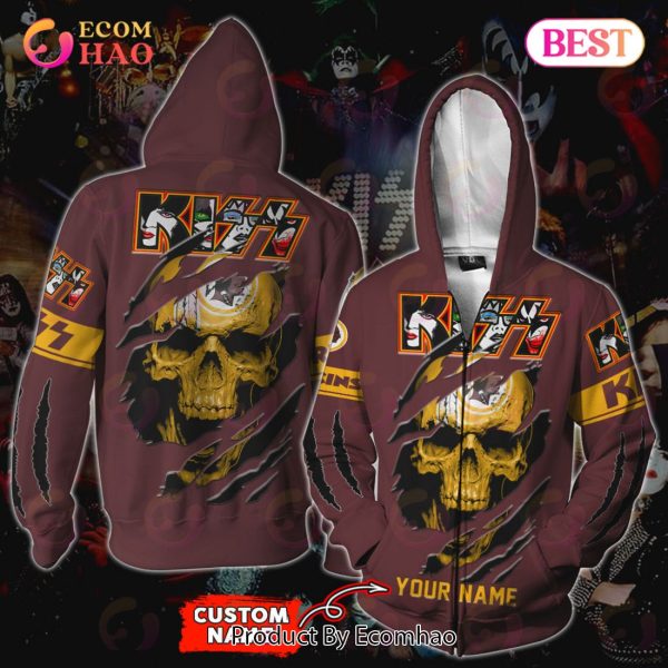 NFL Washington Redskins Special Kiss Band Design 3D Hoodie