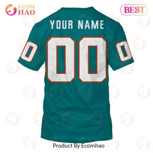 Personalize Name and Number 1973-75 Miami Dolphins Vintage Home Jersey