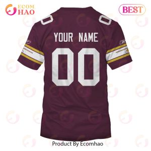 Personalize Name and Number 2002 Washington Vintage Throwback Away Jersey