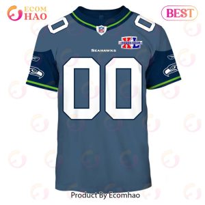 Personalize Name and Number 2005 Seattle Seahawks Super Bowl XL Vintage NFL Jersey Personalize Name and Number 2005 Seattle Seahawks Super Bowl XL Vintage NFL Jersey