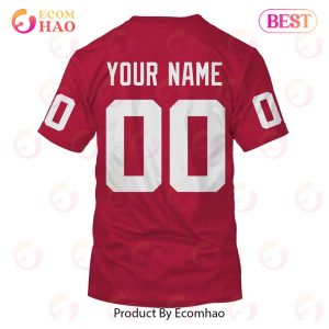 Personalize Name and Number Arizona Cardinals 1998 NFL Vintage Throwback Home Jersey