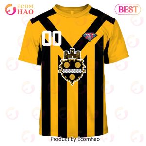 Personalize Name and Number Pittsburgh Steelers 1933 Yellow Throwback Jersey – ZC91