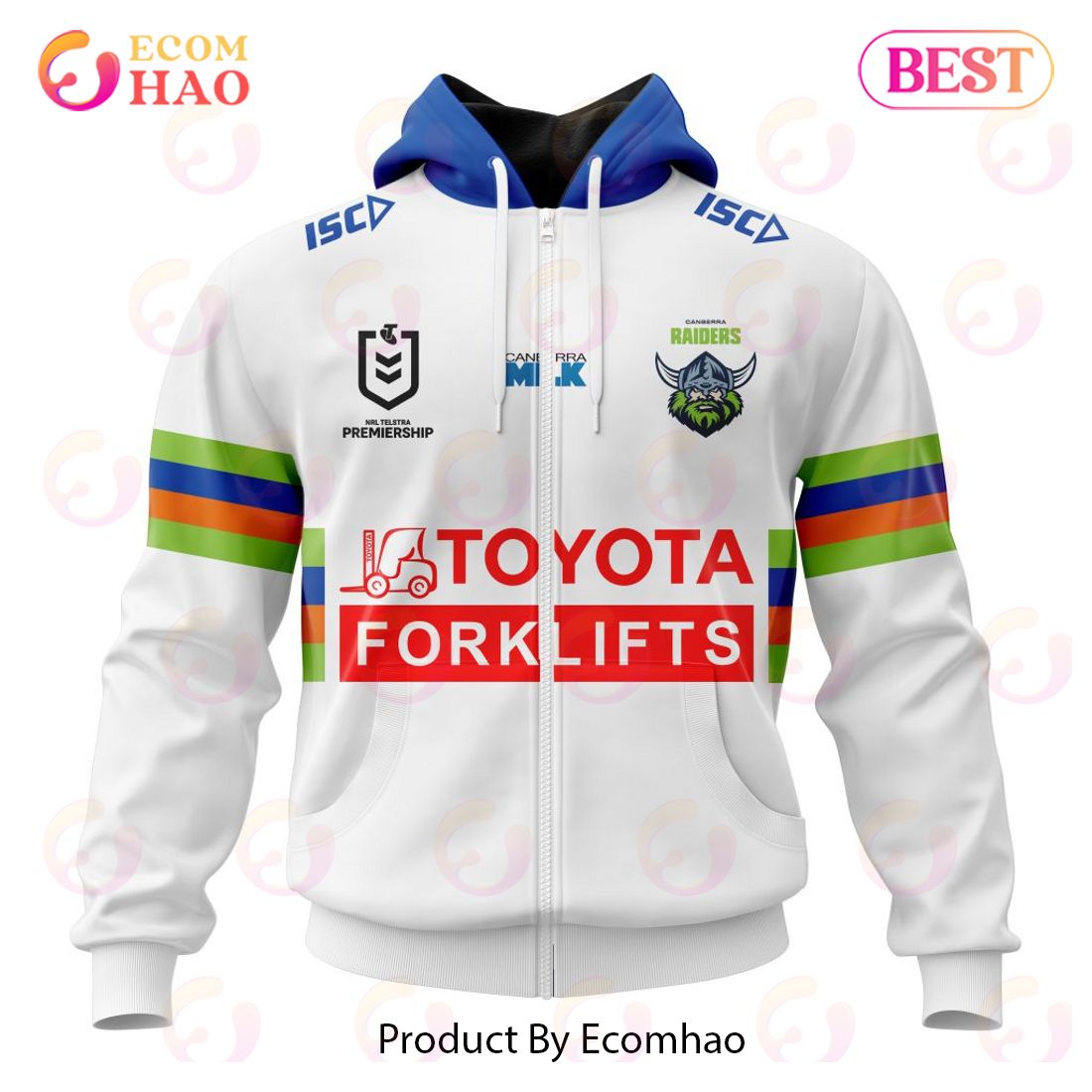 NRL Canberra Raiders Away Kits 2023 3D Hoodie