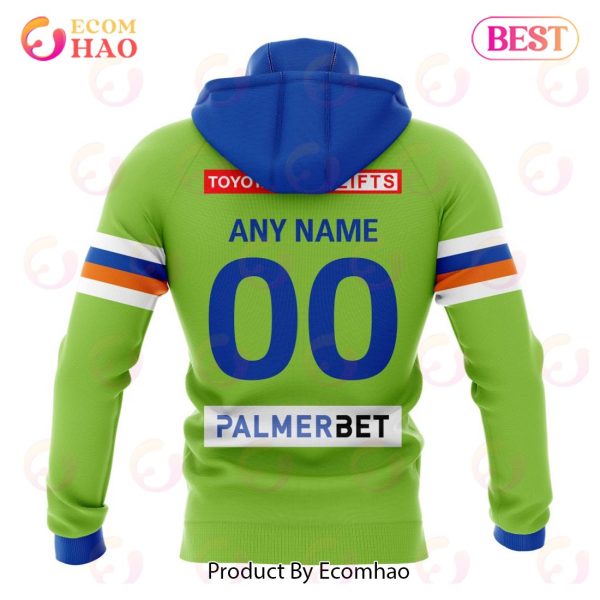 NRL Canberra Raiders Home Kits 2023 3D Hoodie