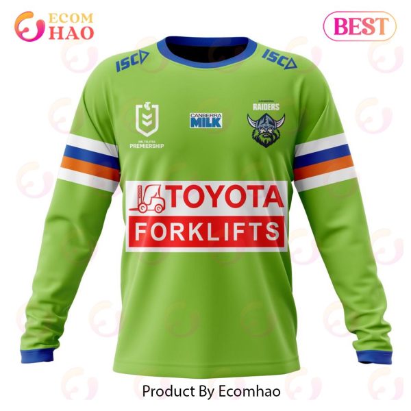 NRL Canberra Raiders Home Kits 2023 3D Hoodie