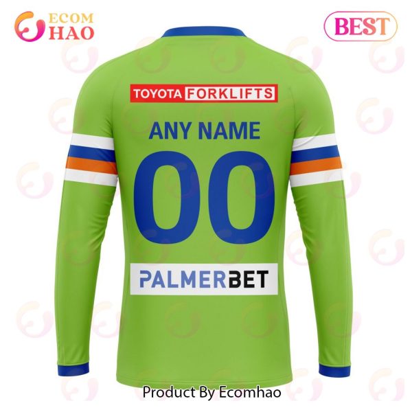 NRL Canberra Raiders Home Kits 2023 3D Hoodie