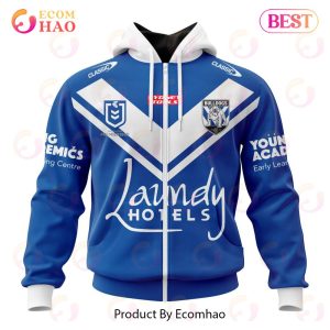 NRL Canterbury-Bankstown Bulldogs Away Kits 2023 3D Hoodie