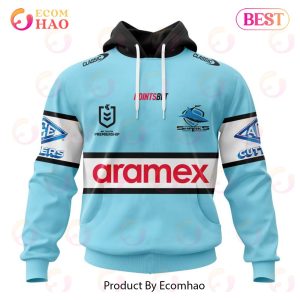 NRL Cronulla-Sutherland Sharks Home Kits 2023 3D Hoodie