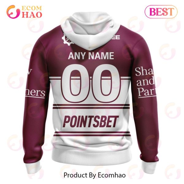 NRL Manly Warringah Sea Eagles Warm Up Kits 2023 3D Hoodie