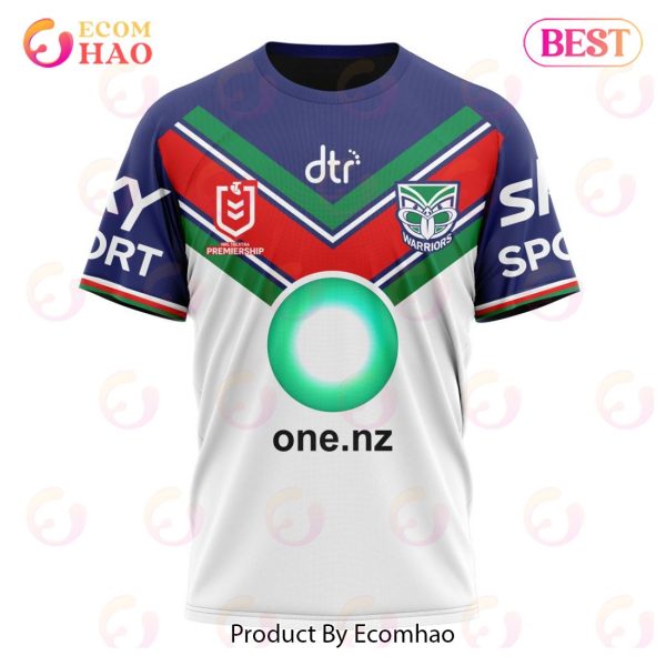 NRL New Zealand Warriors Away Kits 2023 3D Hoodie