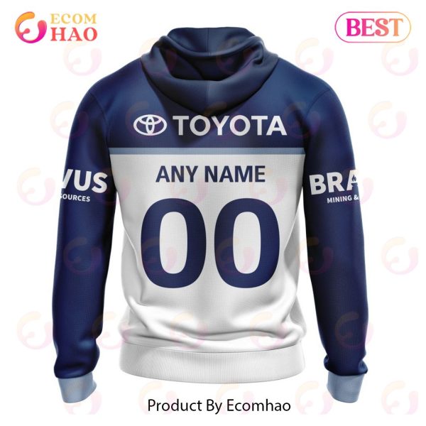 NRL North Queensland Cowboys Away Kits 2023 3D Hoodie