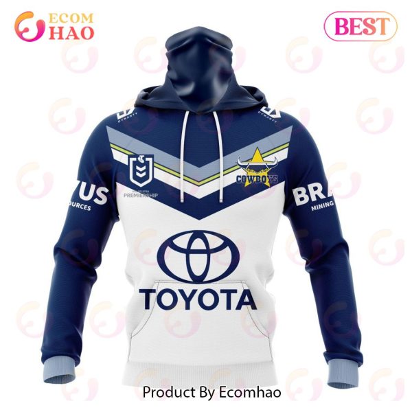 NRL North Queensland Cowboys Away Kits 2023 3D Hoodie