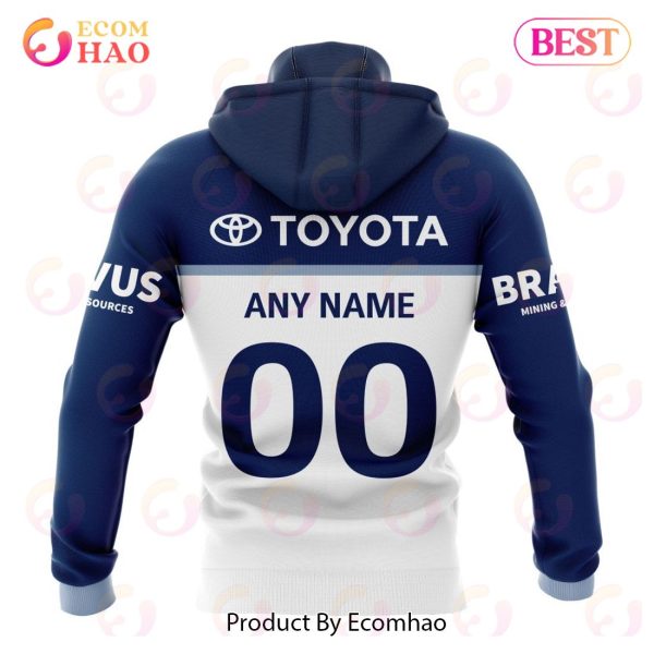 NRL North Queensland Cowboys Away Kits 2023 3D Hoodie