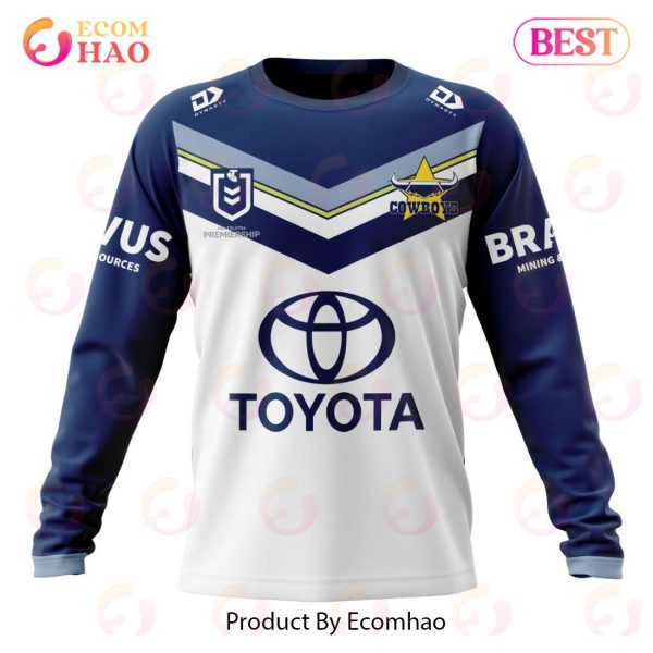 NRL North Queensland Cowboys Away Kits 2023 3D Hoodie