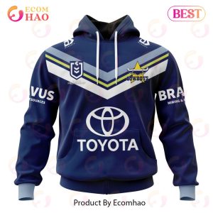 NRL North Queensland Cowboys Home Kits 2023 3D Hoodie