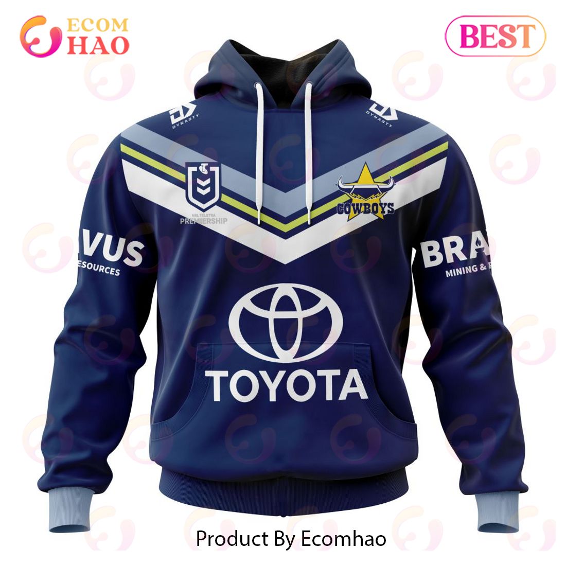 NRL New Zealand Warriors Home Kits 2023 3D Hoodie