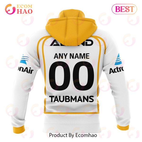NRL Parramatta Eels Away Kits 2023 3D Hoodie
