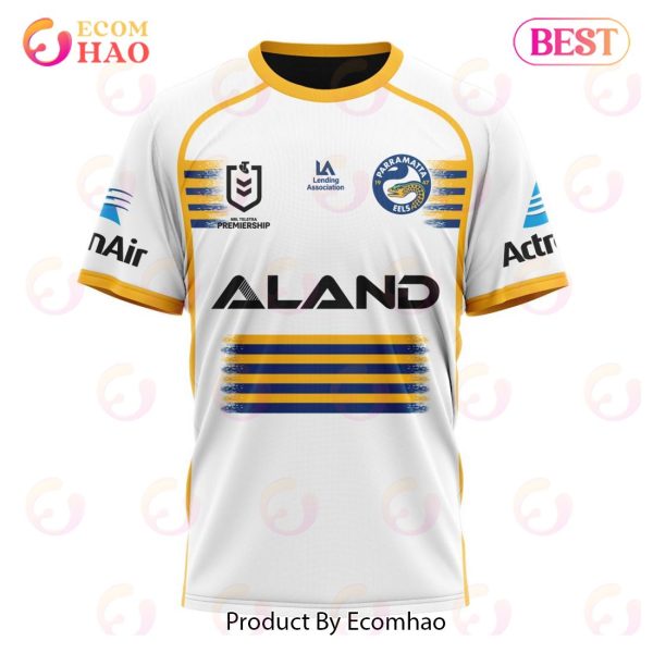 NRL Parramatta Eels Away Kits 2023 3D Hoodie