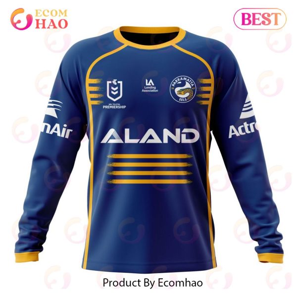 NRL Parramatta Eels Home Kits 2023 3D Hoodie