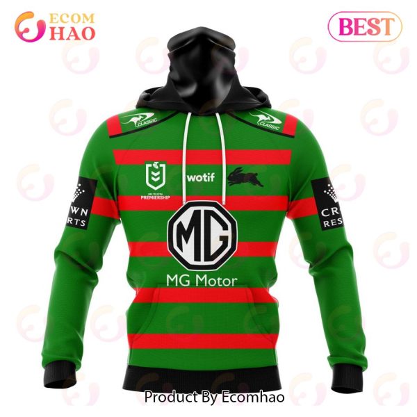 NRL South Sydney Rabbitohs Home Kits 2023 3D Hoodie