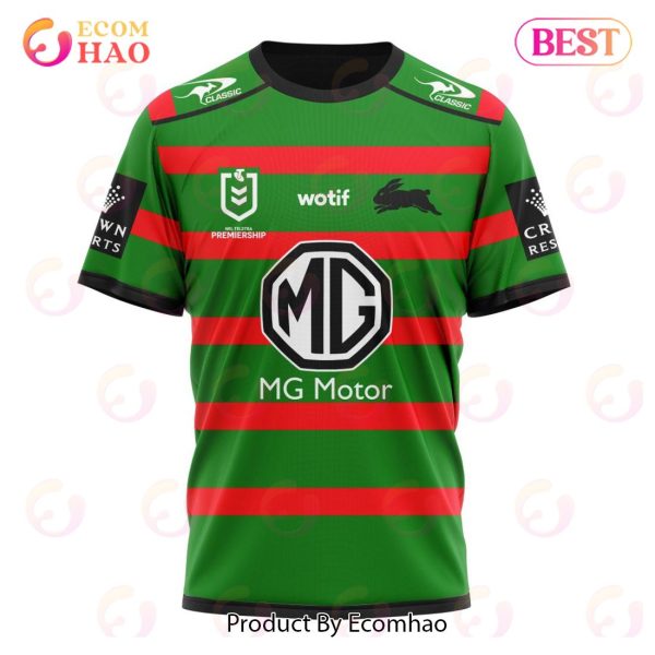NRL South Sydney Rabbitohs Home Kits 2023 3D Hoodie