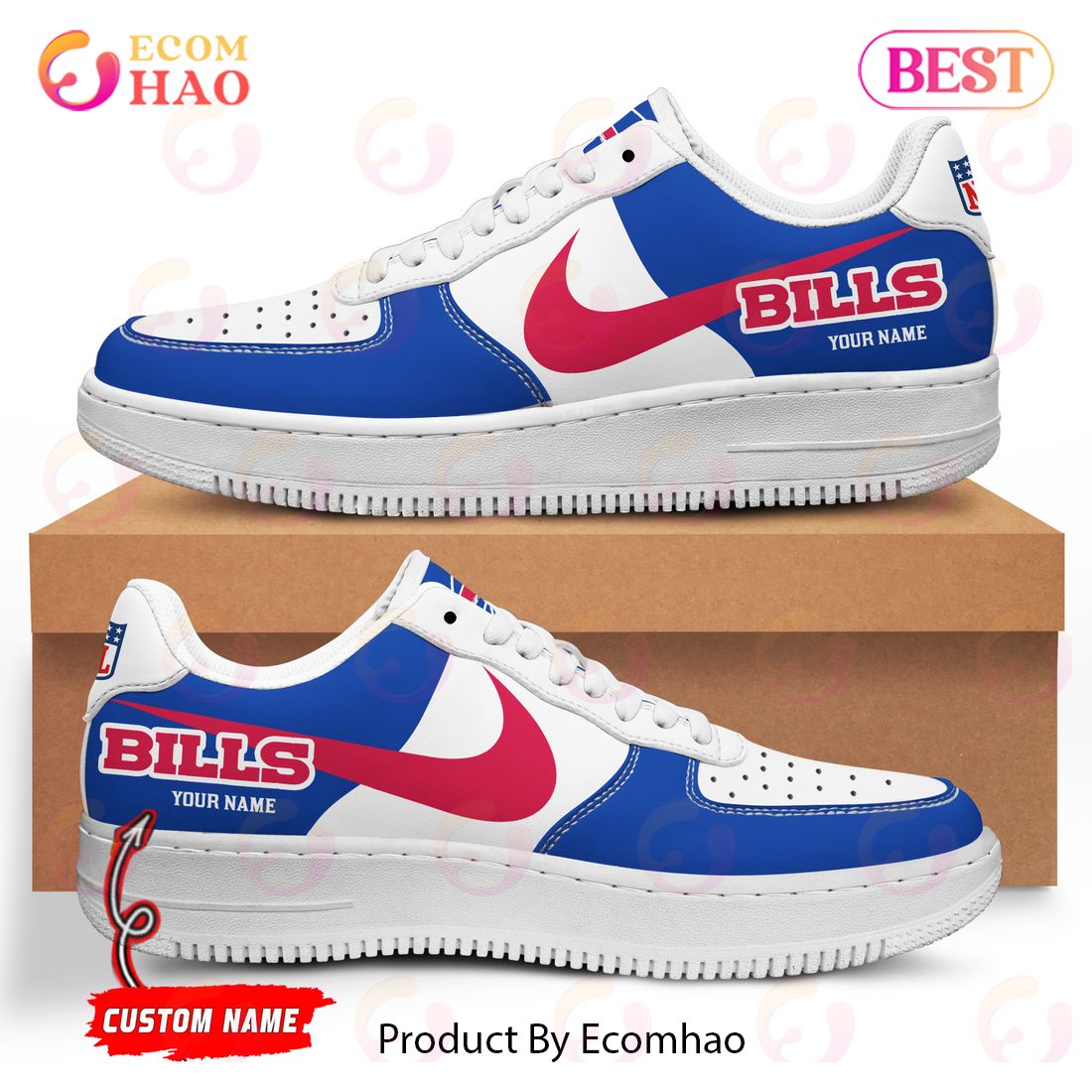 Custom NFL Buffalo Bills Air Force 1 