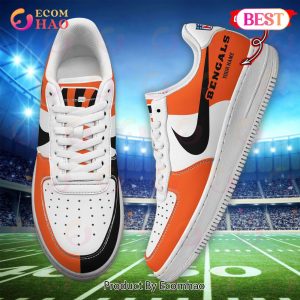 Custom Name NFL Cincinnati Bengals Personalized Air Force 1 Shoes, AF Sneakers