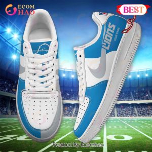 Custom Name NFL Detroit Lions Personalized Air Force 1 Shoes, AF Sneakers