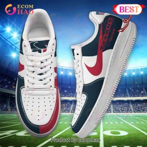 Custom Name NFL Houston Texans Personalized Air Force 1 Shoes, AF Sneakers