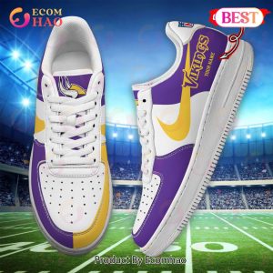 Custom Name NFL Minnesota Vikings Personalized Air Force 1 Shoes, AF Sneakers