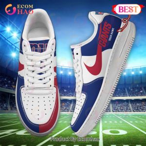 Custom Name NFL New York Giants Personalized Air Force 1 Shoes, AF Sneakers