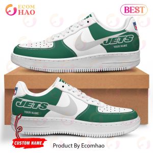 Custom Name NFL New York Jets Personalized Air Force 1 Shoes, AF Sneakers
