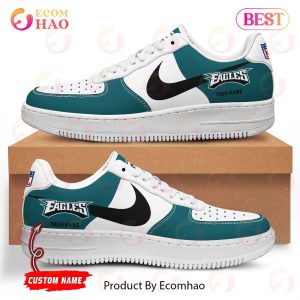 Custom Name NFL Philadelphia Eagles Personalized Air Force 1 Shoes, AF Sneakers