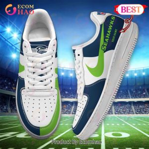 Custom Name NFL Seattle Seahawks Personalized Air Force 1 Shoes, AF Sneakers