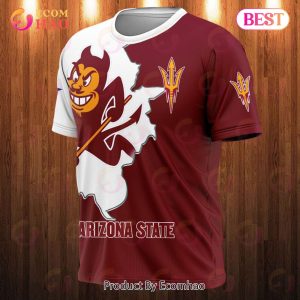 Arizona State Sun Devils 3D T-Shirt Mascot