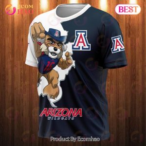 Arizona Wild Cats 3D T-Shirt Mascot