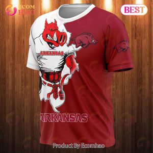 Arkansas Razorbacks 3D T-Shirt Mascot