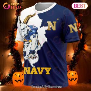 Navy Midshipmen 3D T-Shirt Mascot