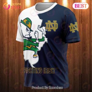 Notre Dame Fighting Irish 3D T-Shirt Mascot
