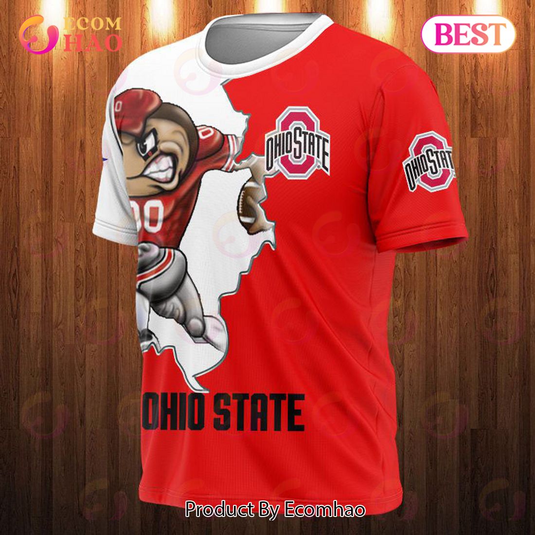 Ohio State 3D T-Shirt Mascot