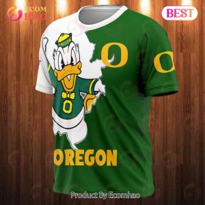 Oregon Ducks 3D T-Shirt Mascot