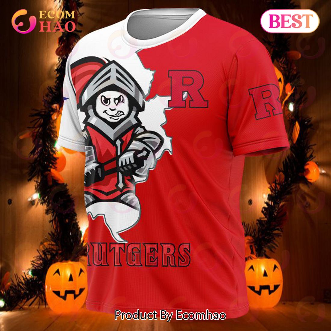 Rutgers 3D T-Shirt Mascot