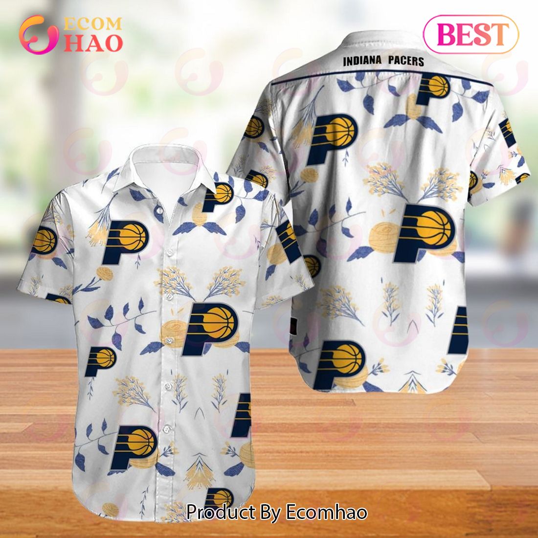 SALE NBA Vintage Indiana Pacers Hawaiian Shirt