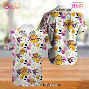 SALE NBA Vintage Los Angeles Lakers Hawaiian Shirt