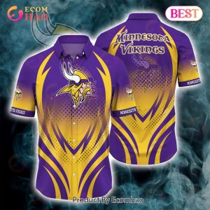 SALE NFL Minnesota Vikings Button Down Shirt 3D Print