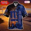 SALE NFL New York Giants Button Up Shirt Short Sleeve Big Logo